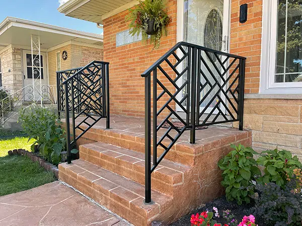 Custom metal railing for porch | Custom Metail Railings