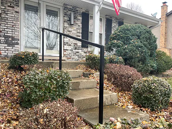 Custom handrail for front steps | Custom Handrails
