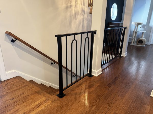 Arched baluster railings