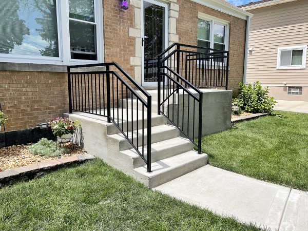 Double top railings for front porch | Front Porch Railings