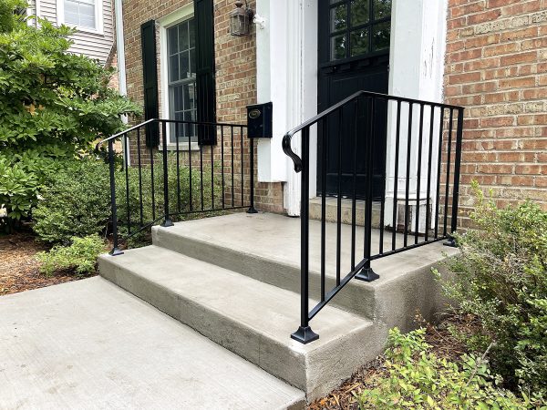 Exterior classic railings for front stoop | Exterior Railings