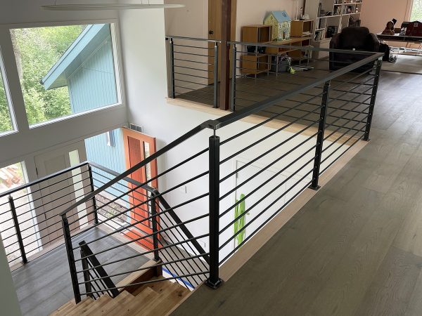 Interior Railings with post extensions