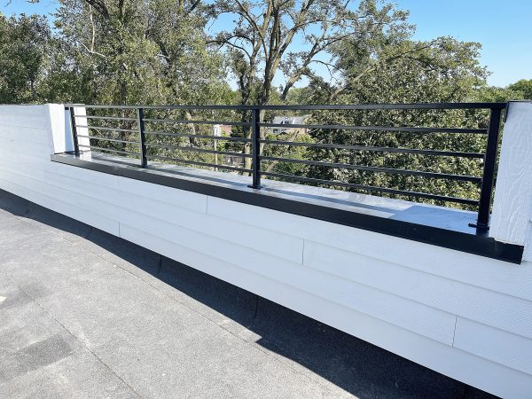 Robust Square Rod Horizontal Railing