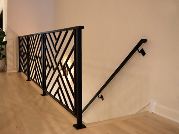 Decorative geometric railing | Geometric Railings Chicago