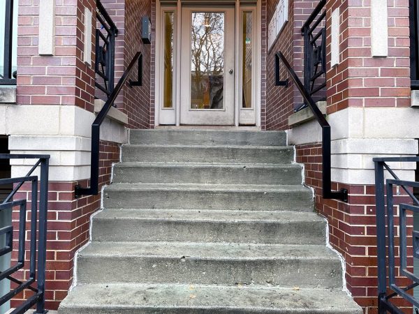 Exterior custom wall handrails | Best Chicago Railings